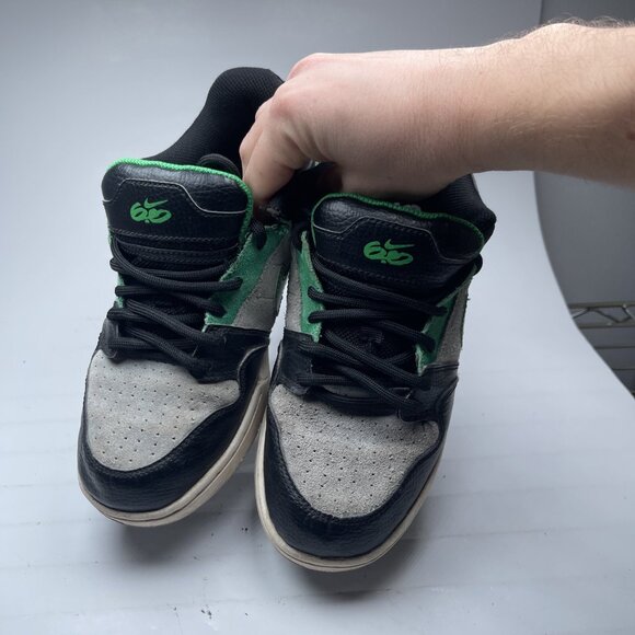 Nike 6.0 2011 Air Morgan Skate Shoes Dunk Low Pine Green 386652-022 Size 5.5Y - Picture 6 of 16